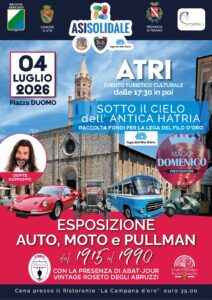 locandina dell'evento benefico ad Atri